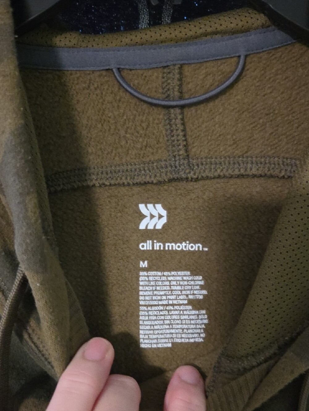 all in motion Olive Camo Pullover Hoodie - Picture 2 of 3